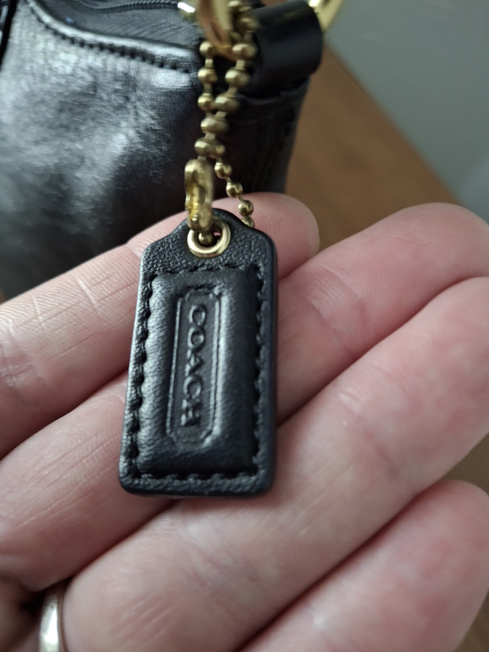 Coach Black Leather Crossbody Bag - Picture 9 of 16